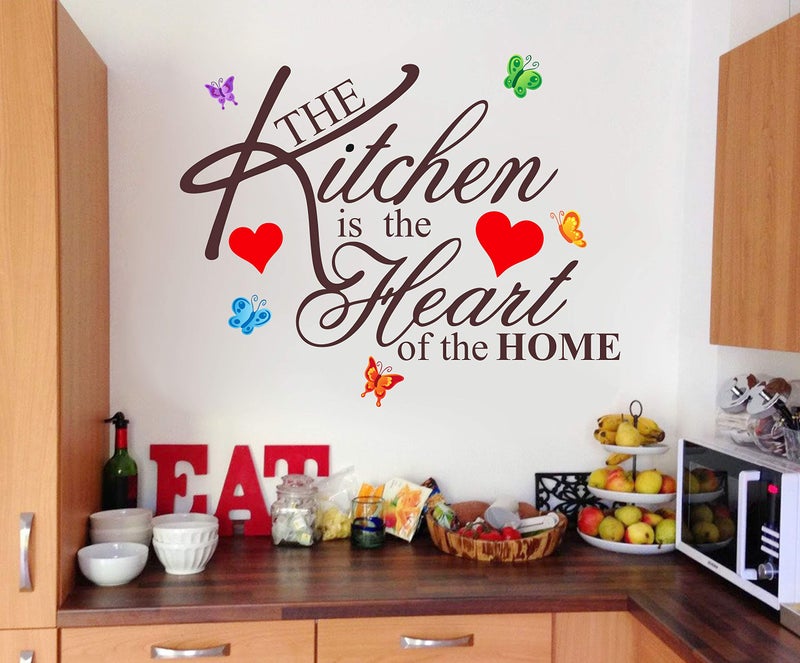 DivineDesigns Kitchen is The Heart of Home Wall Sticker | Wall Sticker for Living Room/Bedroom/Office and All Decorative Stickers - Image 5