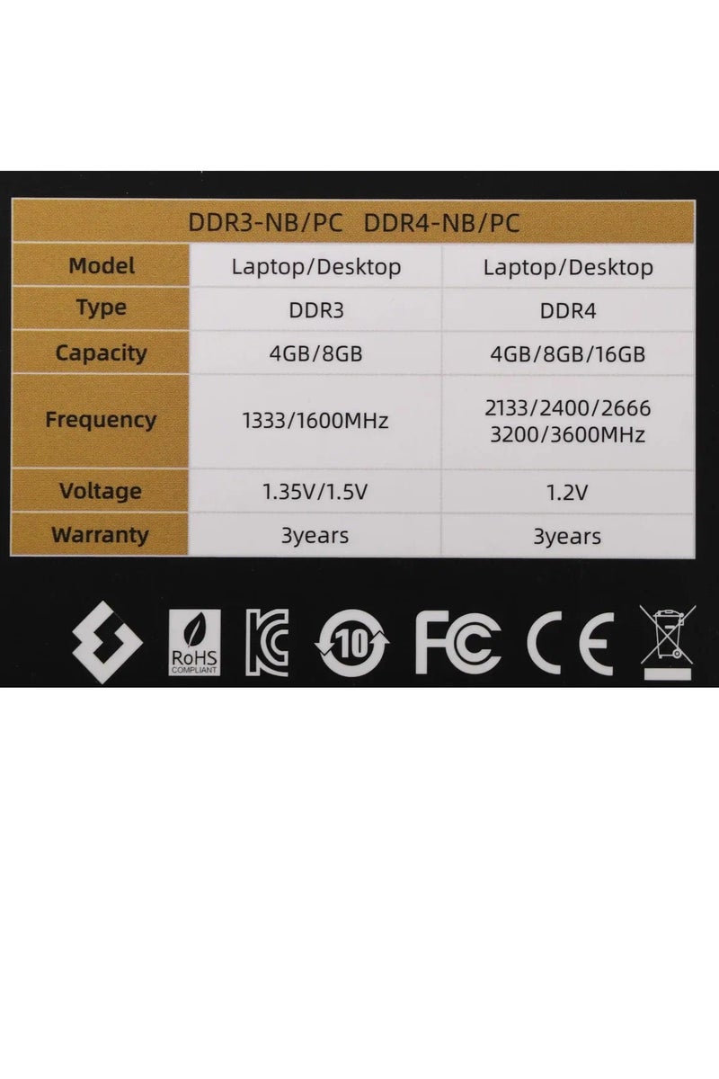 KingSpec KingSpec DDR3 RAM 8GB 1600MHz 1.35V Fashionable and Stylish for Laptops - Image 4