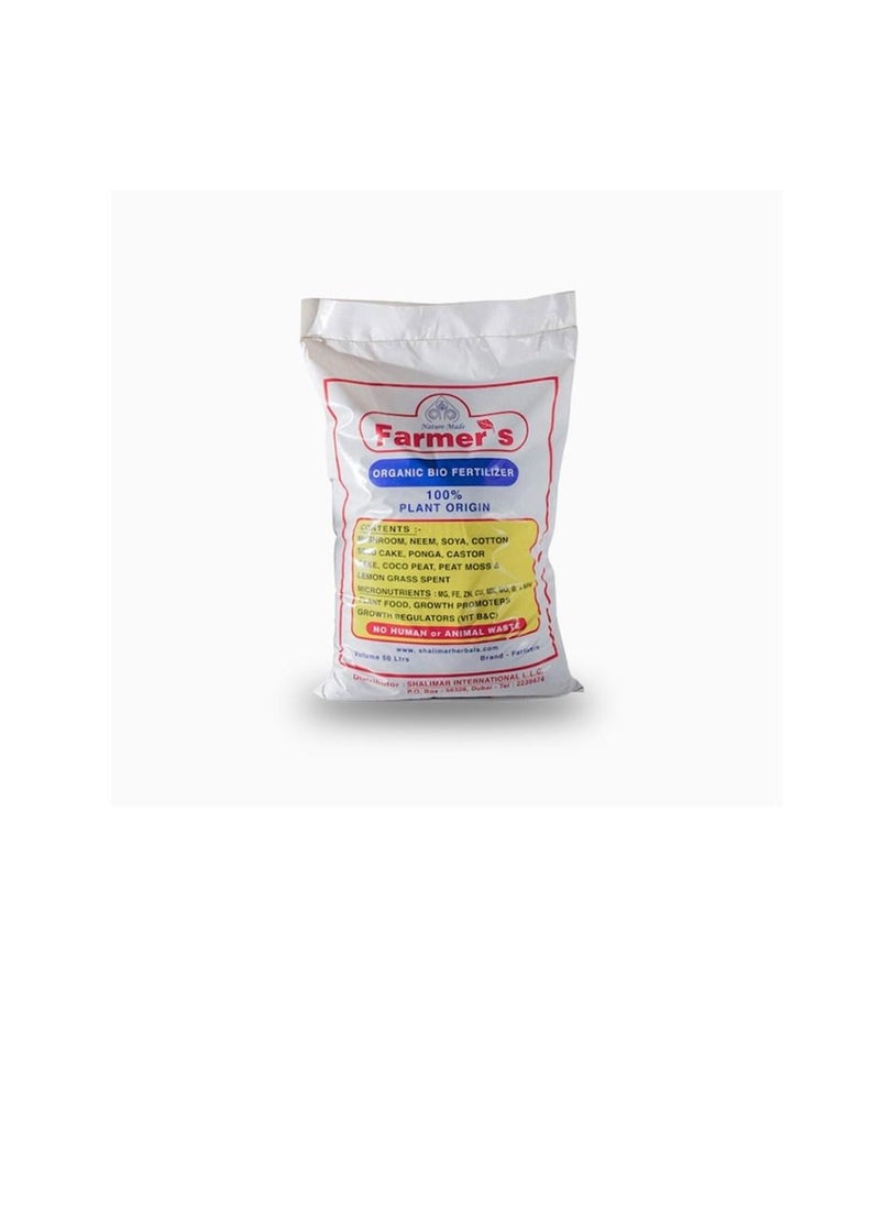 Farmer's Farmer’s Organic Bio Fertilizer 100% Plant Base 50L  - Image 3