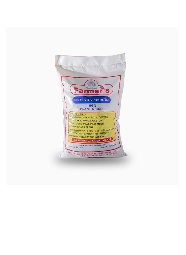 Farmer's Farmer’s Organic Bio Fertilizer 100% Plant Base 50L  - Image 1