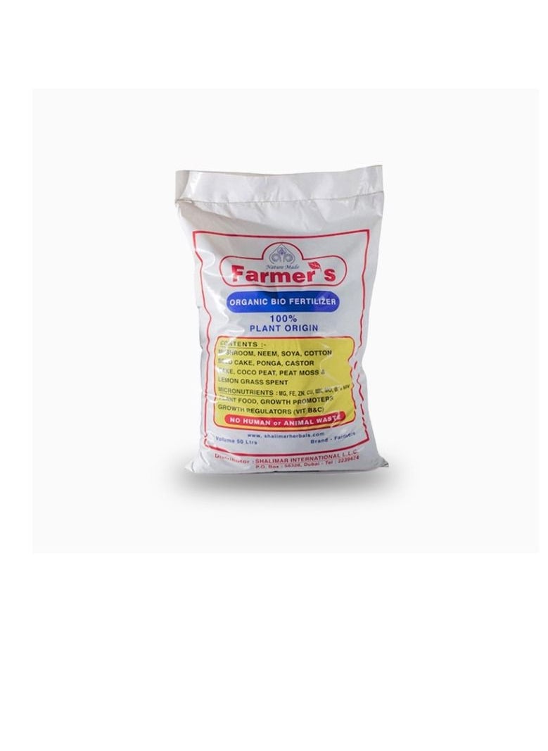 Farmer's Farmer’s Organic Bio Fertilizer 100% Plant Base 50L  - Image 2