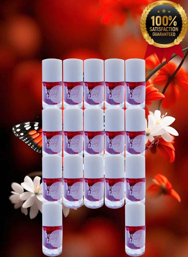 Bene 17 Pieces Bene Tint Daroge Lip Gloss Rose Red 12ML - Image 1