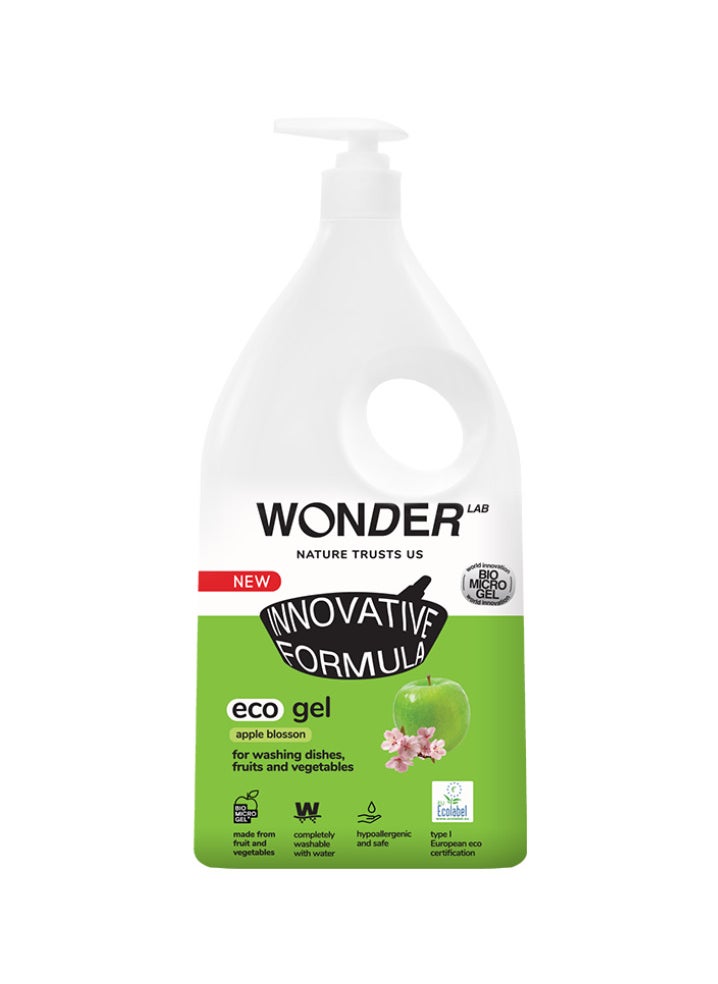 Wonder Lab - Eco dishwashing liquid, 1L, Apple blossom - Image 1
