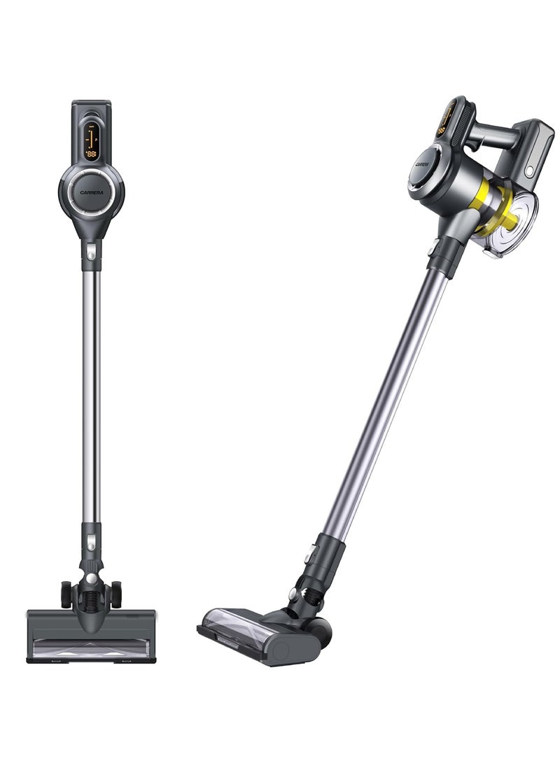 Carrera CARRERA Stick Vacuum Cleaner No 321 – High Suction Power 23Kpa, LED Display, 6-Speed Control + Auto Mode, Long Working Time, Detachable Battery, Multi-Cyclone Filter, 1L Dust Cup  - Image 1