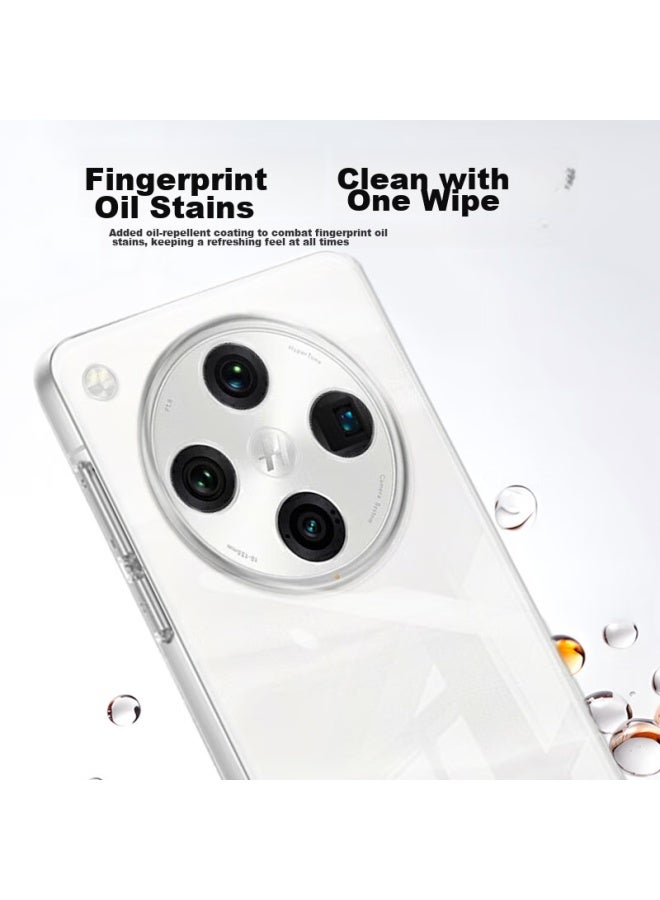 Koolife Phone Case For Oppo Findx8, Protective Cover For Findx8, Full Lens Protection, Simple Skin-friendly Transparent Soft Case, Fingerprint-resistant Outer Back Cover - Image 5