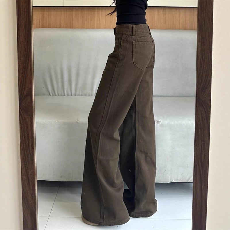 Unisex Classic Denim Jeans Loose Fit Daily Outdoor Wear - Image 3