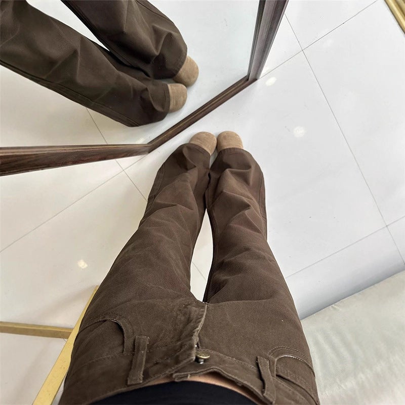 Unisex Classic Denim Jeans Loose Fit Daily Outdoor Wear - Image 4