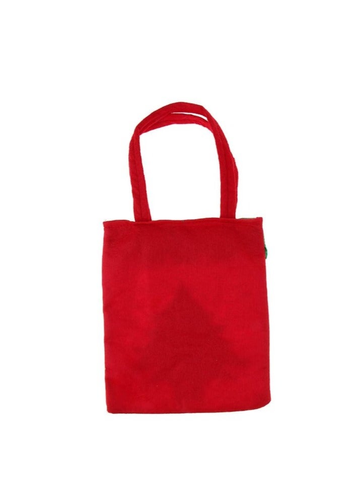 Tote Bag - Red - No Pattern