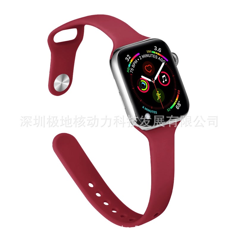 Tmall Sale For Applewatch Watch Band Slimming Silicone Watch Band Apple Watch Band S9Ultras8 - Image 1