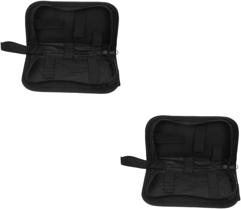 Zipper Guitar Repair Tool Bag 2 Pack Protective Cloth Case for Luthiers - Image 1
