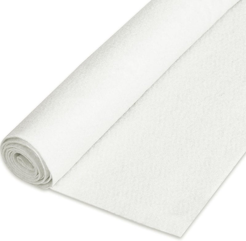 CHENGZHG Felt Fabric 18 mm Thick 36 x 72 Soft Durable Felt by The Yard Felt Sheets for Arts and Crafts DIY Sewing Crafting Projects White - Image 2