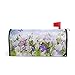 WOOR WOOR Butterfly Flying Flowers Garden Magnetic Mailbox Cover MailWraps Garden Yard Home Decor for Outside Standard  - Image 2