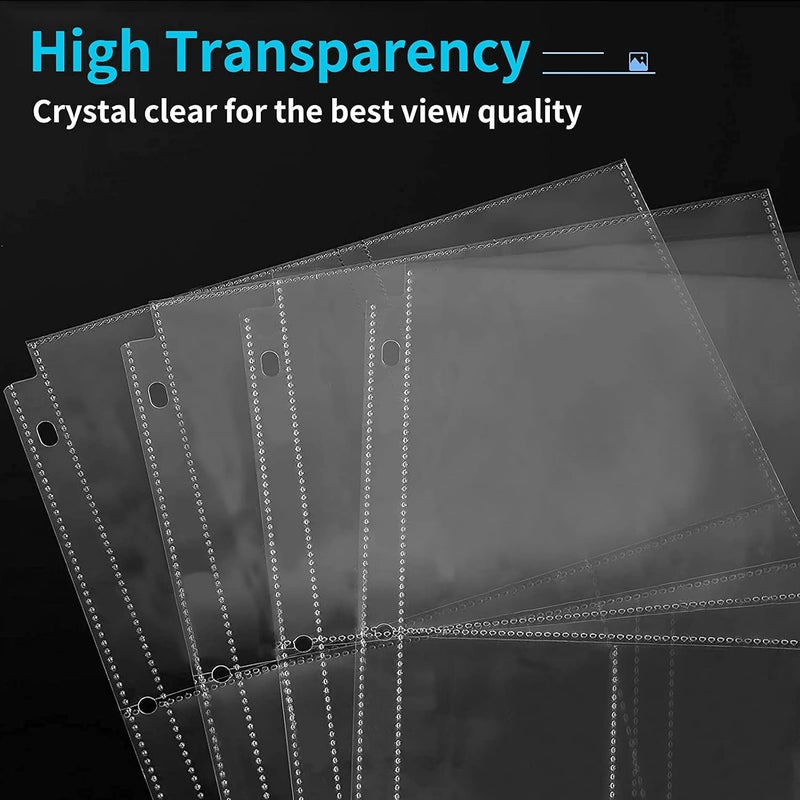 Fabmaker 30 Pack Photo Sleeves for 3 Ring Binder - (4x6, for 180 Photos), Archival Page Protectors, Clear Plastic Refill Pages, Postcard Sleeves, Acid-Free - Image 5