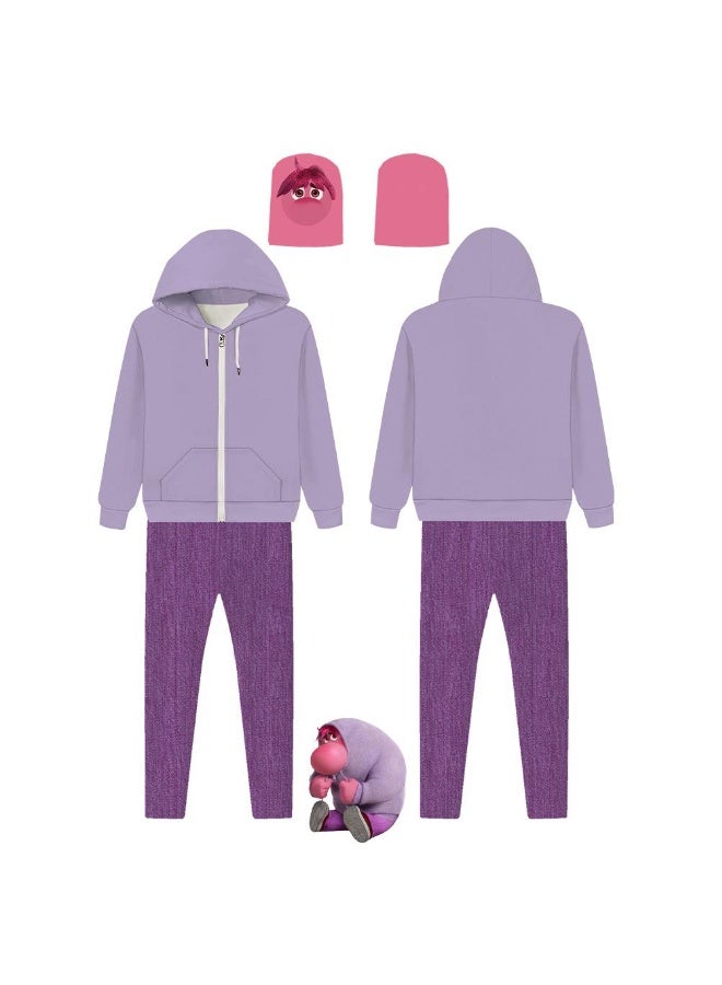1 Set Party Cosplay Inside Out2 Embarrassment Costume For Kids Adult - Image 1