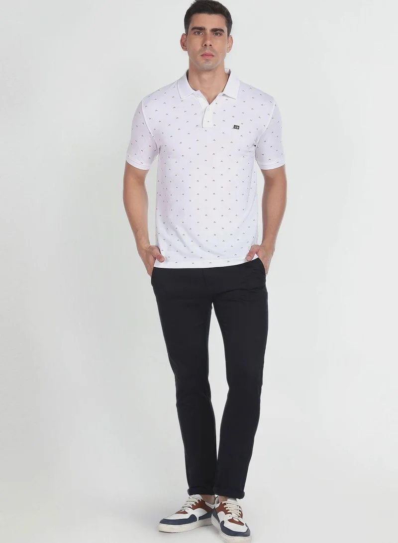 Arrow Printed Regular Fit Polo