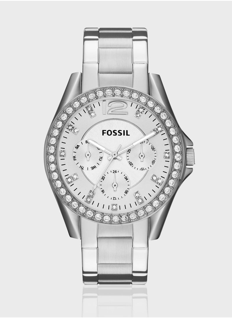 FOSSIL - Riley Stainless Steel Analog Watch - Image 1