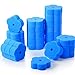 Chuangdi Chuangdi 24 Pieces Oil Absorbing Scum Sponge for Hot Tub Accessories, Swimming Pool and Spa, Flower (Blue)  - Image 2