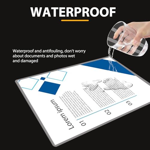 FURWEY 500 Pack Laminating Sheets, Holds 8.5 x 11 Inch Sheets, 3 mil, 9 x 11.5 Inches Thermal Laminating Pouches Lamination Sheet Paper for Laminator, Clear, Letter Size, Office and School Supplies - Image 3