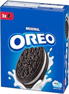 Oreo Vanilla Creme Filled Biscuit 3 cookies (26.25g) pack of 12