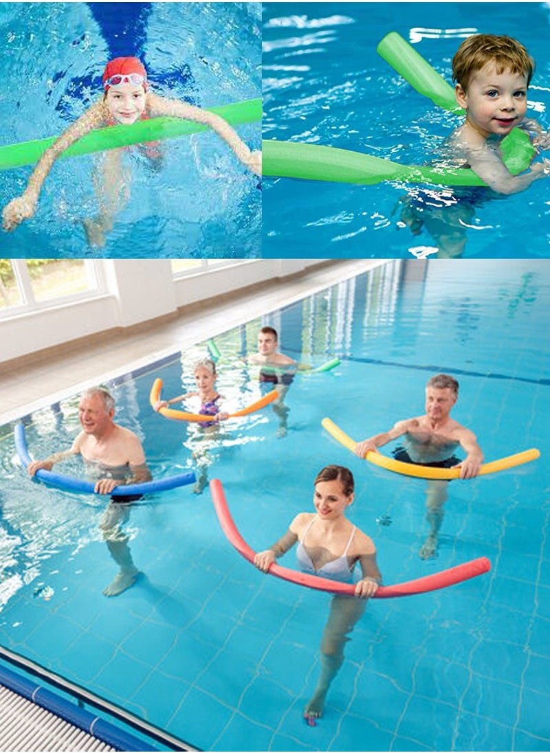 HAIZID Swimming Aid for Children and Adults - Green Pool Noodles for Swimming Training, Water Safety for Swimming and Water Sports Games  - Image 3
