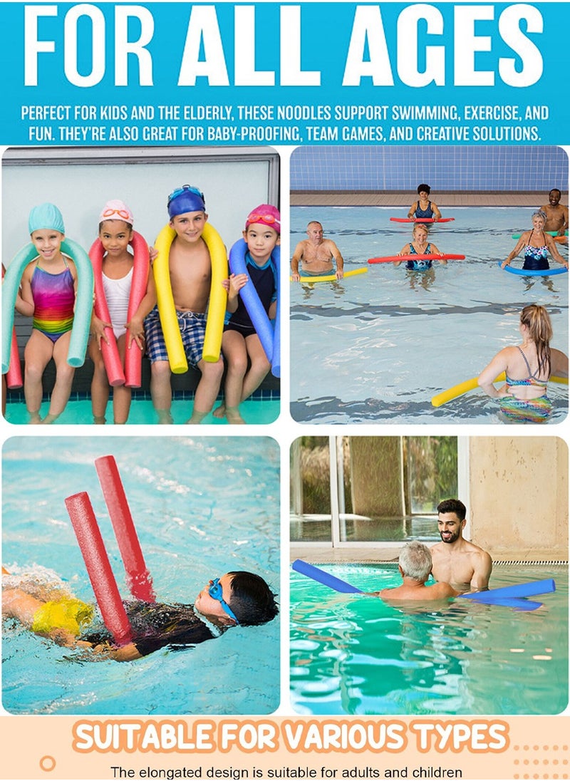 HAIZID Swimming Aid for Children and Adults - Green Pool Noodles for Swimming Training, Water Safety for Swimming and Water Sports Games  - Image 2