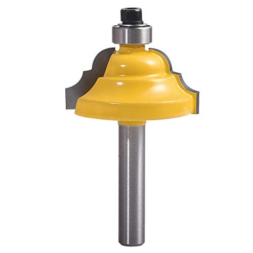 KATUR Classical Roman Ogee Edge Forming Router Bit 1/4 Inch Shank, Classical and Bead Molding and Edging, Architectural Molding Router Bit (1/4" Shank 1-1/4" Width 5/8" Depth) - Image 2