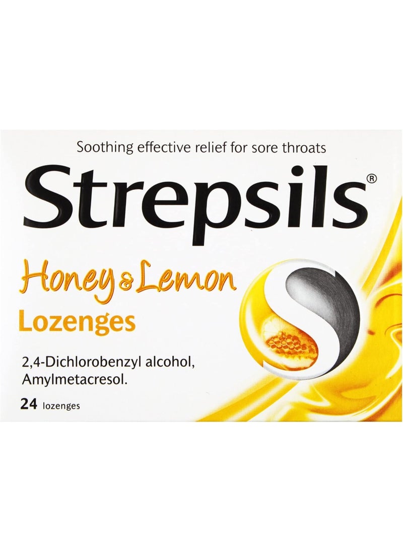 Strepsils Strepsils Honey & Lemon 24 Lozenges 