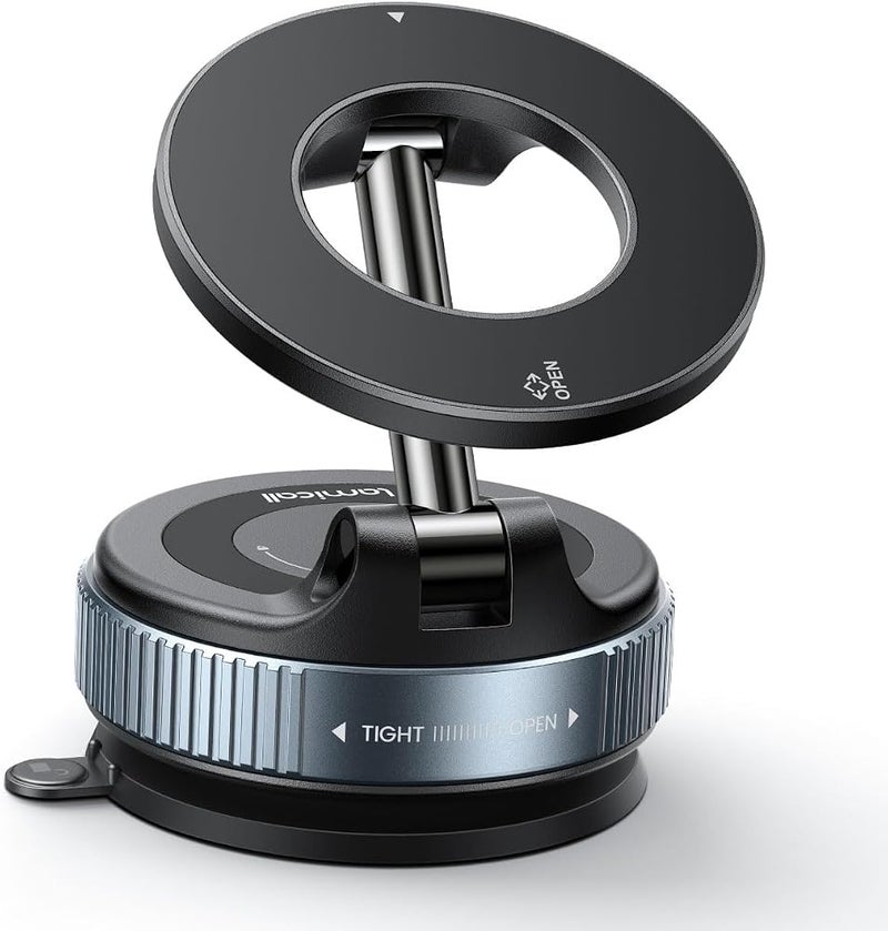 Lamicall Car Phone Holder 70LBS Vacuum Suction for Mag safe Car Mount - Image 1