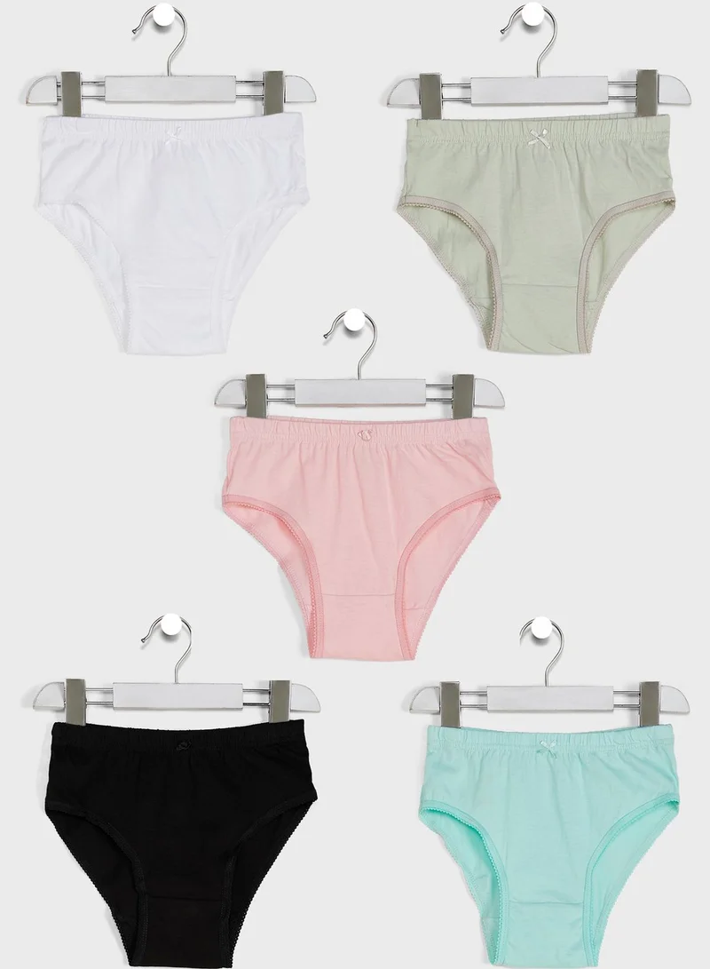 Pinata Girls pack of 5 solid briefs