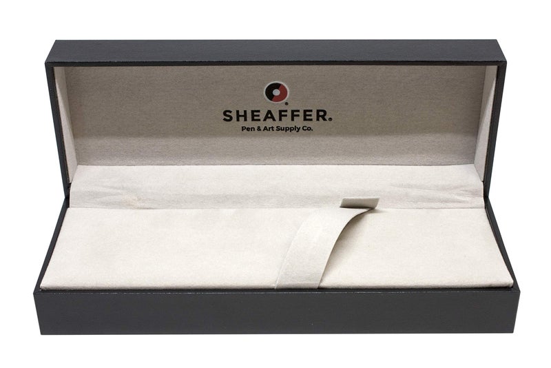 SHEAFFER قلم حبر جاف شيفر بريلود باللون الأسود اللامع مع تزيين بلون المعدن الرمادي - Image 5