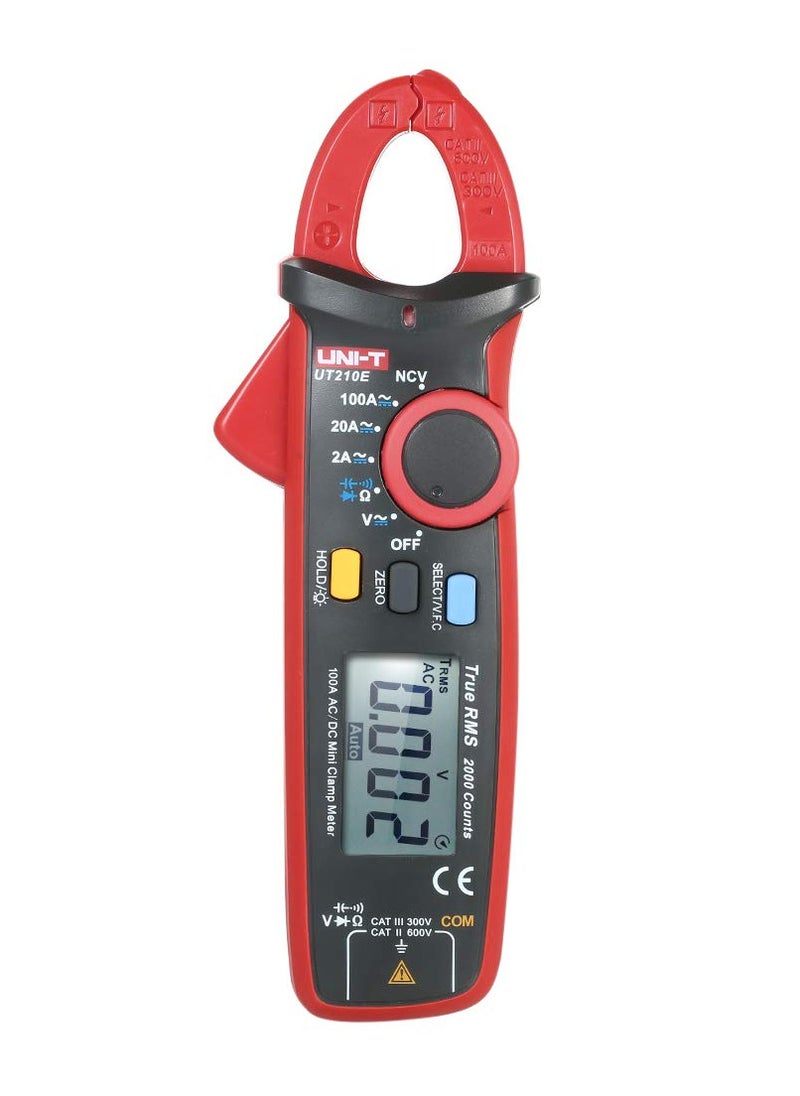 UNI-T UT210E Mini Digital Clamp Meter, Portable and Precise Handheld Multimeter for AC/DC Voltage, Current, Resistance, and Capacitance Measurements - pzsku/ZD4B51C1289CB74602359Z/45/_/1700134262/4c505bb5-ccd1-49e0-b1fe-11f275f23580