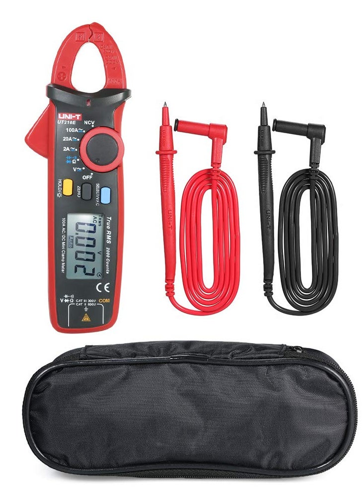 UNI-T UT210E Mini Digital Clamp Meter, Portable and Precise Handheld Multimeter for AC/DC Voltage, Current, Resistance, and Capacitance Measurements - pzsku/ZD4B51C1289CB74602359Z/45/_/1700134304/ecf17b3d-7c80-4ead-ab1e-ecc3b5665099