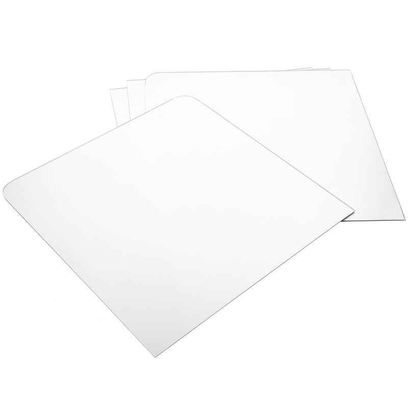 1 Set Full Length Wall Mirror Tile Household Adhesive Wall Mirror for Gym Bedroom Living Room - Image 1