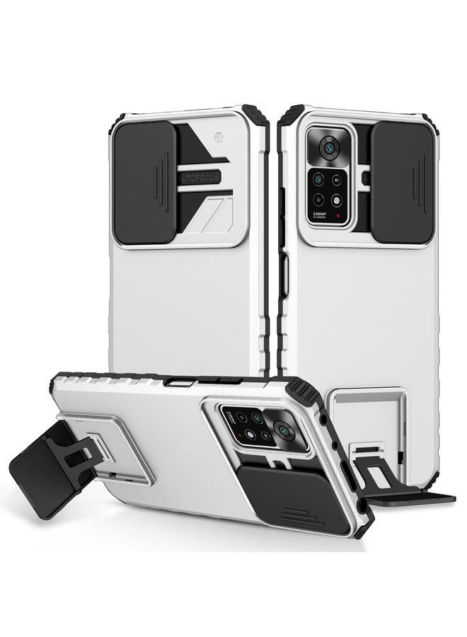 The Bros Case For Xiaomi Redmi Note 10 Pro Global Stereoscopic Holder Sliding Camshield Phone Case