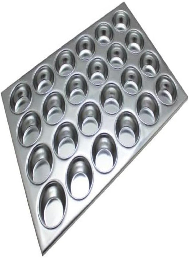 TrueCraftware- 24 Cup Muffin Baking Pan 3-1/2 oz each cup Aluminum- Cupcake Baking Pan Bakeware Cupcake Pan Great for Making Muffin Cakes Tart Bread Shortcakes Brownies for Home and Kitchen - Image 1