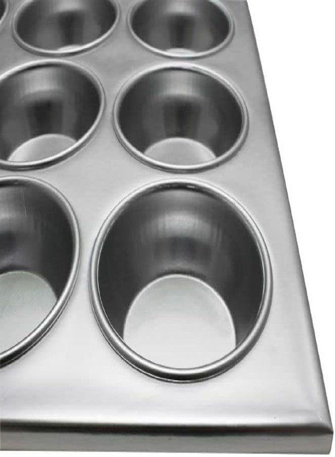 TrueCraftware- 24 Cup Muffin Baking Pan 3-1/2 oz each cup Aluminum- Cupcake Baking Pan Bakeware Cupcake Pan Great for Making Muffin Cakes Tart Bread Shortcakes Brownies for Home and Kitchen - Image 3