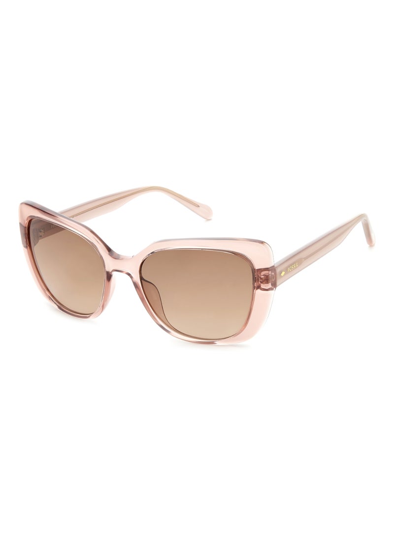 FOSSIL Women's Uv Protection Rectangular Shape  Sunglasses Fos 3143/S Brown 50 - Lens Size: 49.5 Mm - Crysbeige  - Image 1