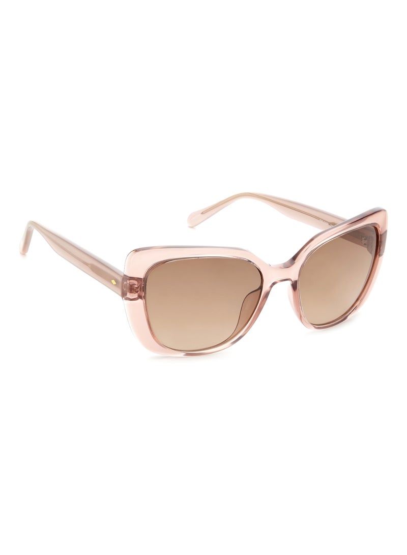 FOSSIL Women's Uv Protection Rectangular Shape  Sunglasses Fos 3143/S Brown 50 - Lens Size: 49.5 Mm - Crysbeige  - Image 2