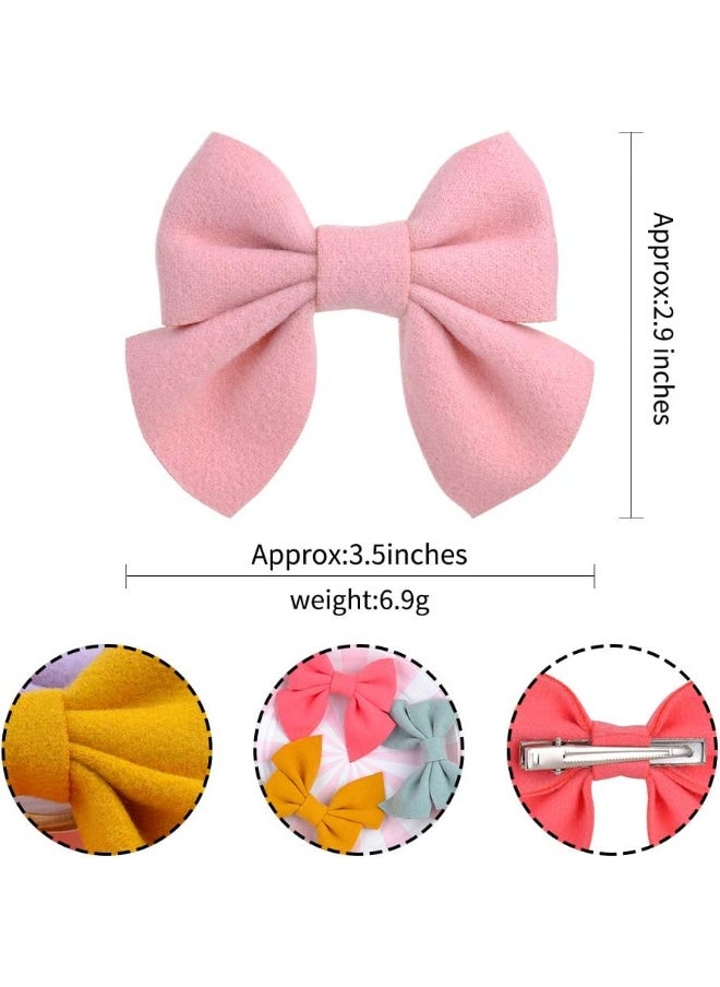 choicbaby choicbaby 32pcs Baby Girls Hair Bows Alligator Clips Velvet Hair Barrettes Hair Accessories for Little Girls Toddlers Teens Kids  - Image 3