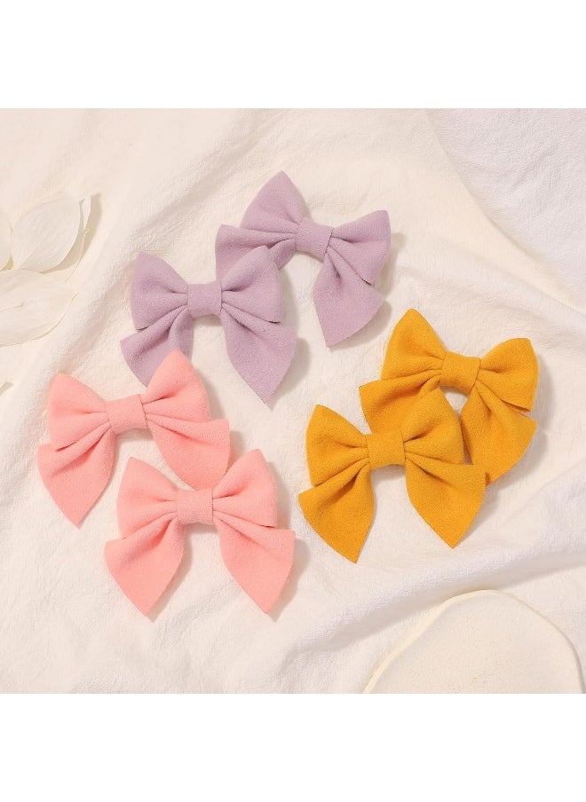 choicbaby choicbaby 32pcs Baby Girls Hair Bows Alligator Clips Velvet Hair Barrettes Hair Accessories for Little Girls Toddlers Teens Kids  - Image 4