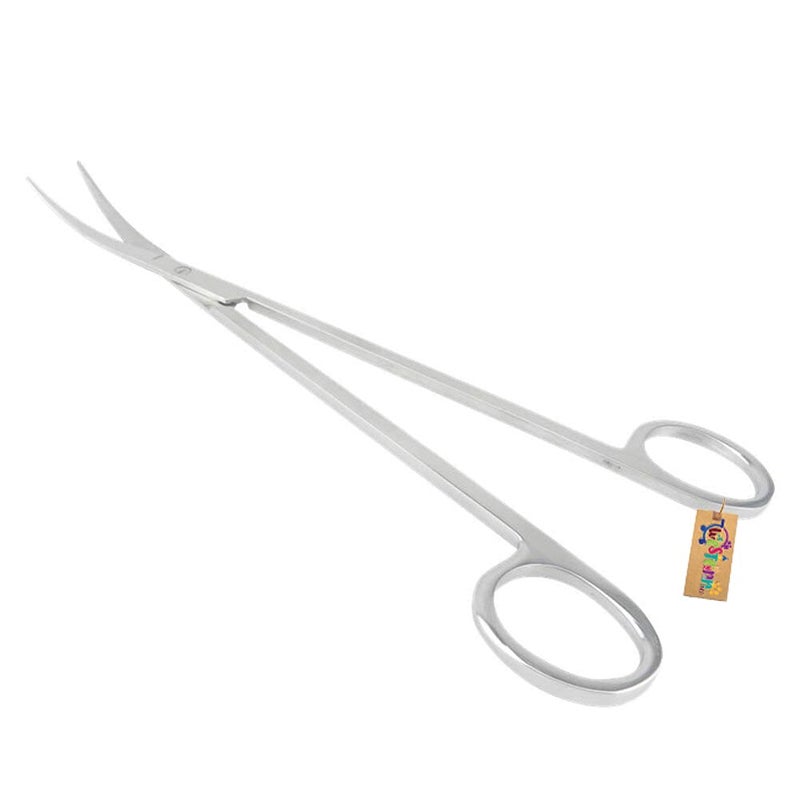 Western Era Aquarium Scaping Tongs Scissor Long Stainless Steel Curve Scissor Tool for Fish Tank, Aquatic Plant Cleaning - Image 2