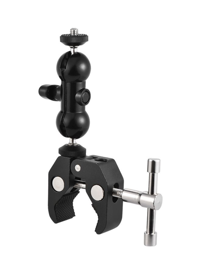 NIBEMINENT Dual Ballhead Arm Super Clamp Mount Black/Grey  - Image 5