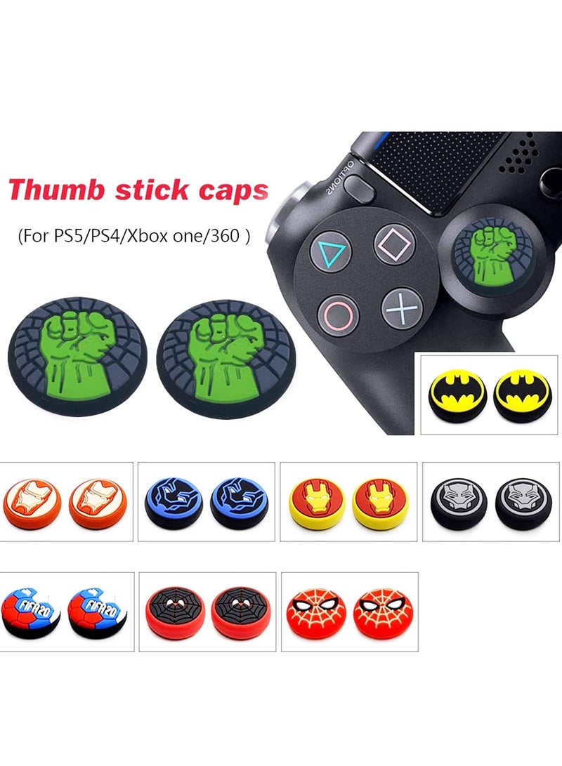 2-Piece Galaxy Thumb Grip Set For PS4/PS5 Controllers  - Image 5