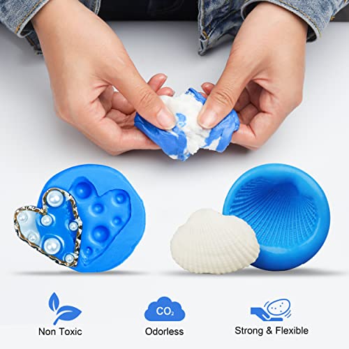 LET'S RESIN Silicone Putty, 1LB/40A Mold Making Kit, Non-Toxic, Strong & Flexible, Easy 1:1 Mixing Ratio for Reusable Silicone Molds, Resin, Soap - Image 3