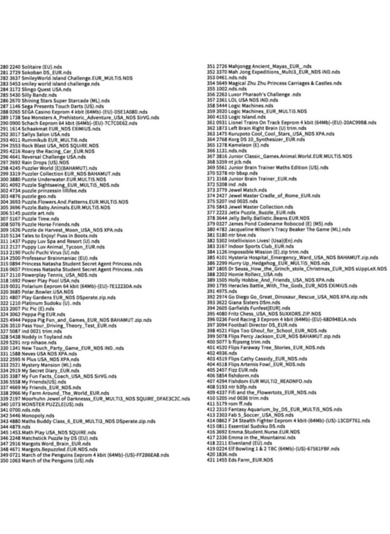 500-in-1 DS Game Super Combo for NDS/NDSL/DSi/DSi XL/DSi LL/3DS/3DSXL/3DSLL/2DS/NEW 3DS/NEW 3DS XL - Image 5