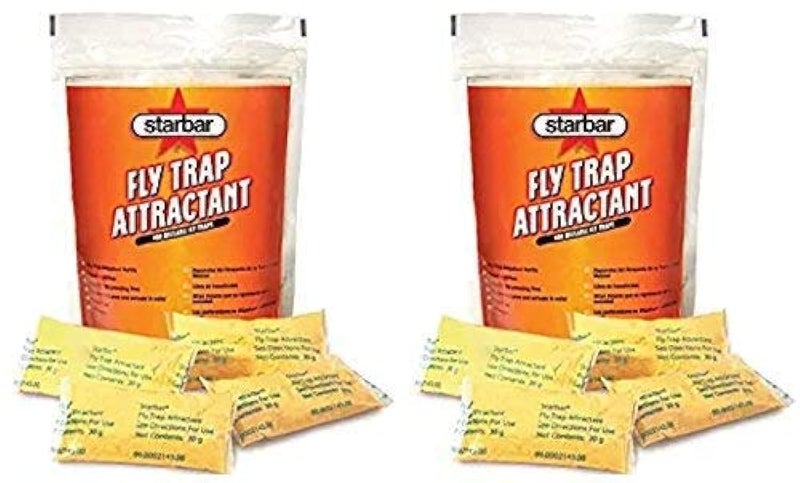 Starbar 2 Bags of Fly Trap Attractant, 16 Pouches Total - Image 1