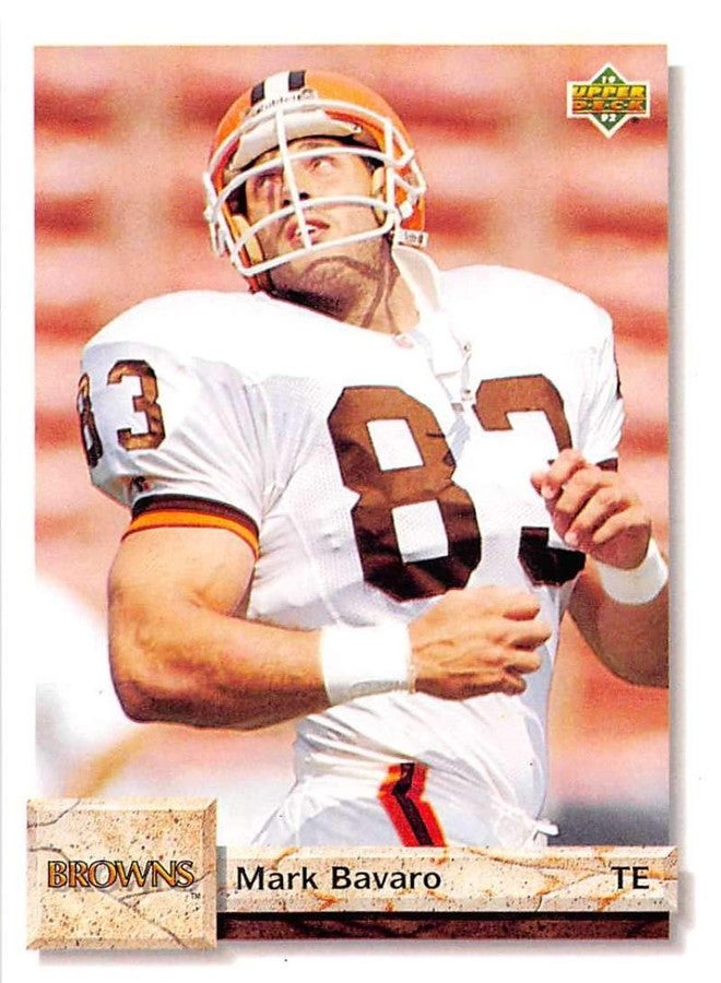 Upper Deck 1992 Upper Deck #522 Mark Bavaro Cleveland Browns NFL Football Card NM-MT - Image 1