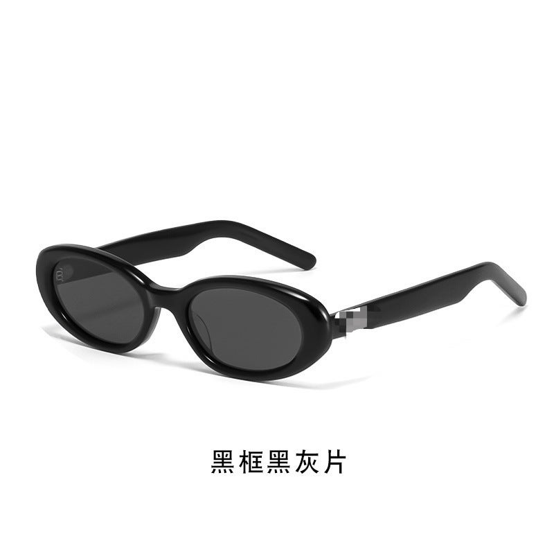High-Quality Acetate Glasses Trendy Street Style Cat-Eye Gm Sunglasses For Women With A Sophisticated Look, Face-Slimming Nylon Sunglasses - Image 1