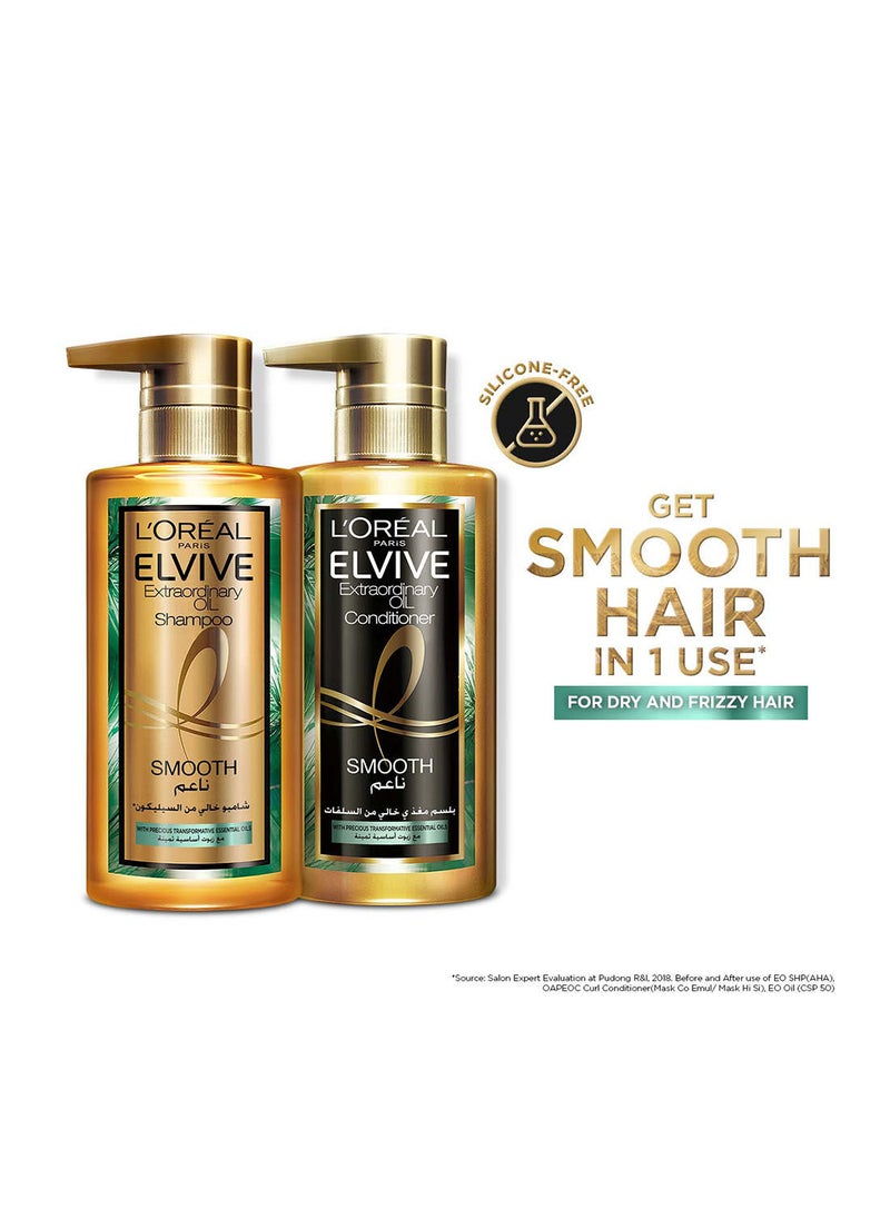 L'OREAL PARIS - Extraordinary Oil Smooth Silicone Free Shampoo - Image 1