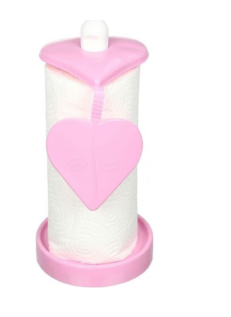 Generic Heart Shaped Plastic Tissue Holder, Multicolour - 12 x 12 cm  - Image 3